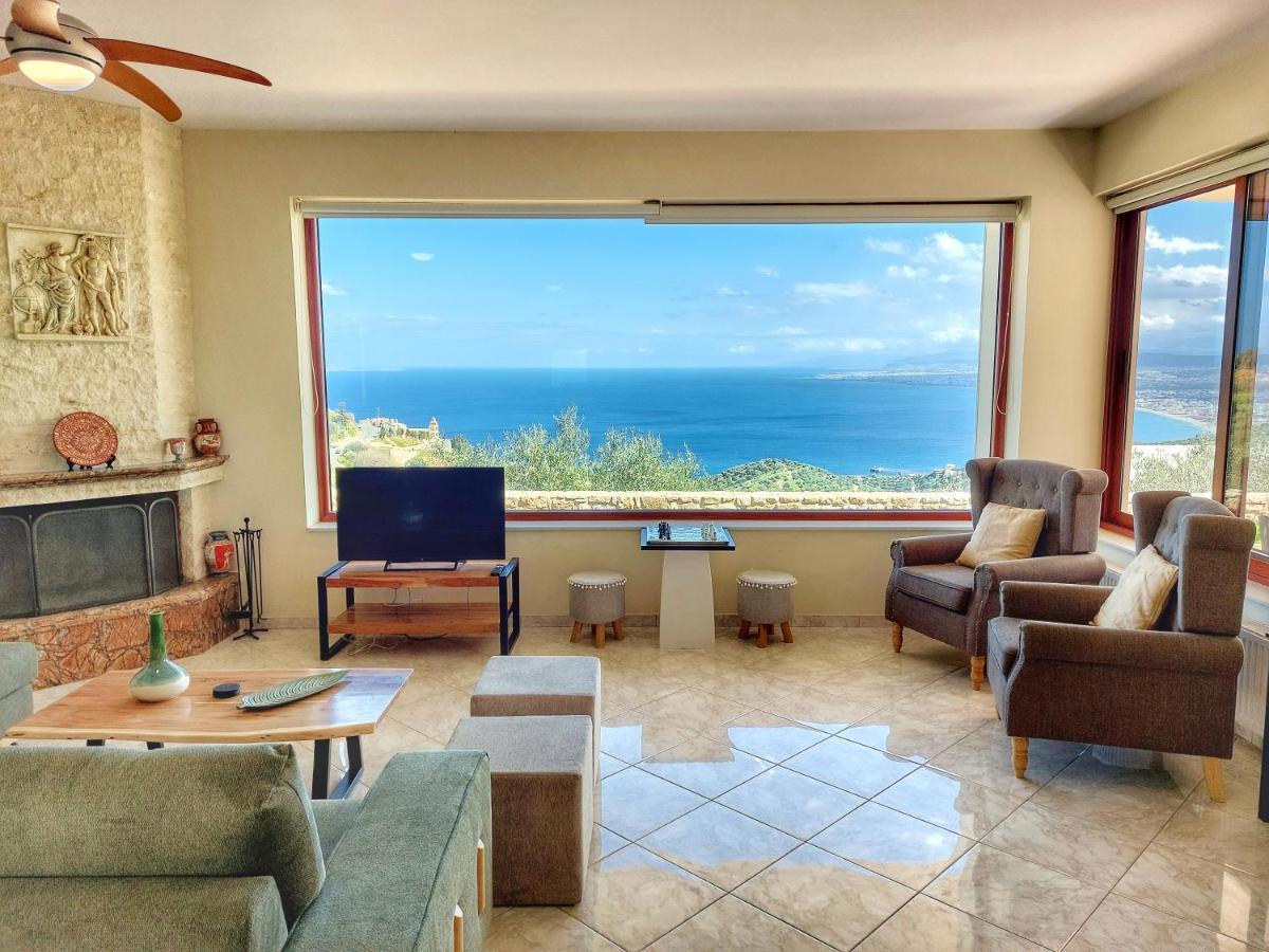 Villa Balcony, Cozy Villa With Amazing View Ροδιά Εξωτερικό φωτογραφία