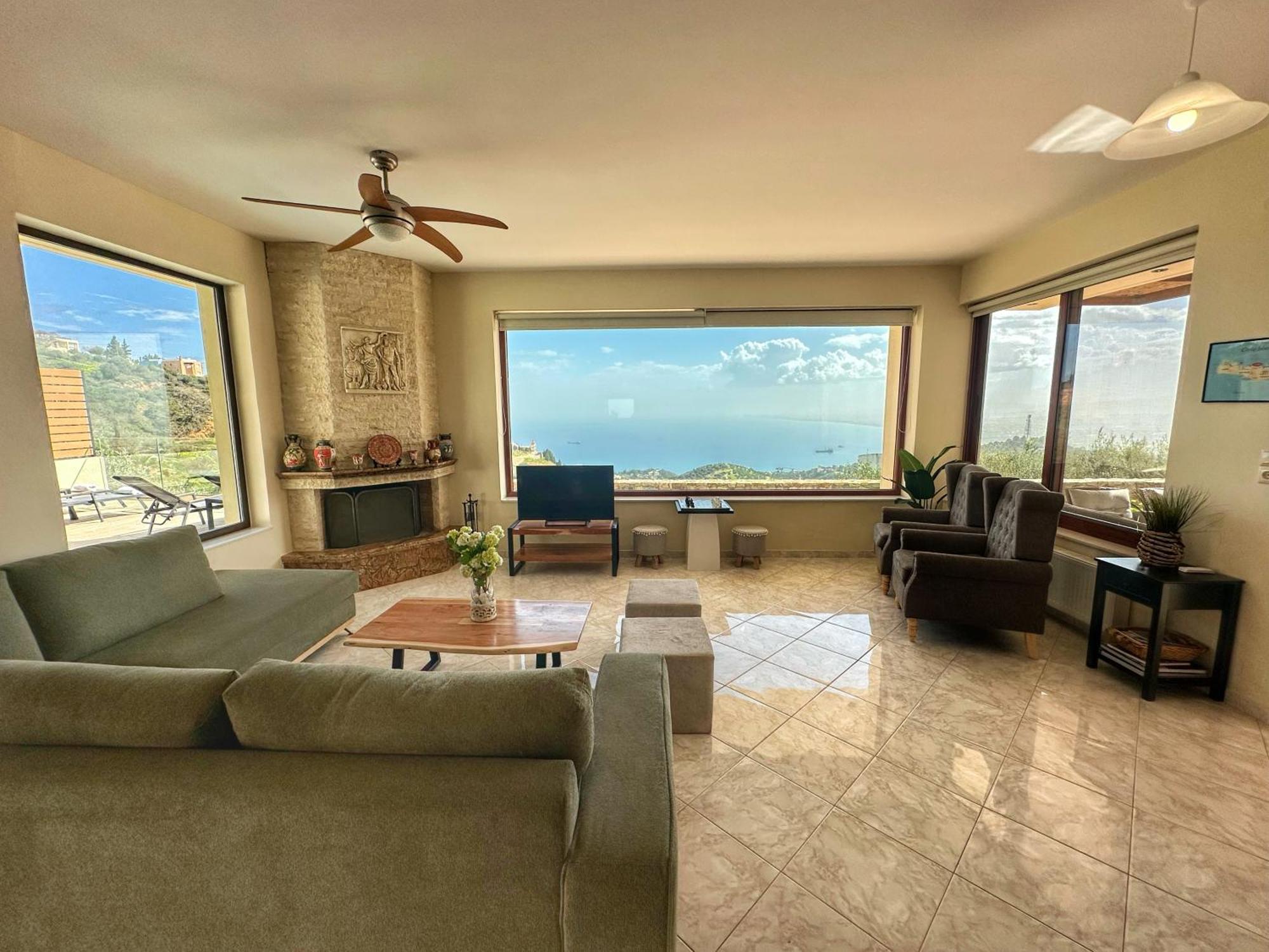 Villa Balcony, Cozy Villa With Amazing View Ροδιά Εξωτερικό φωτογραφία