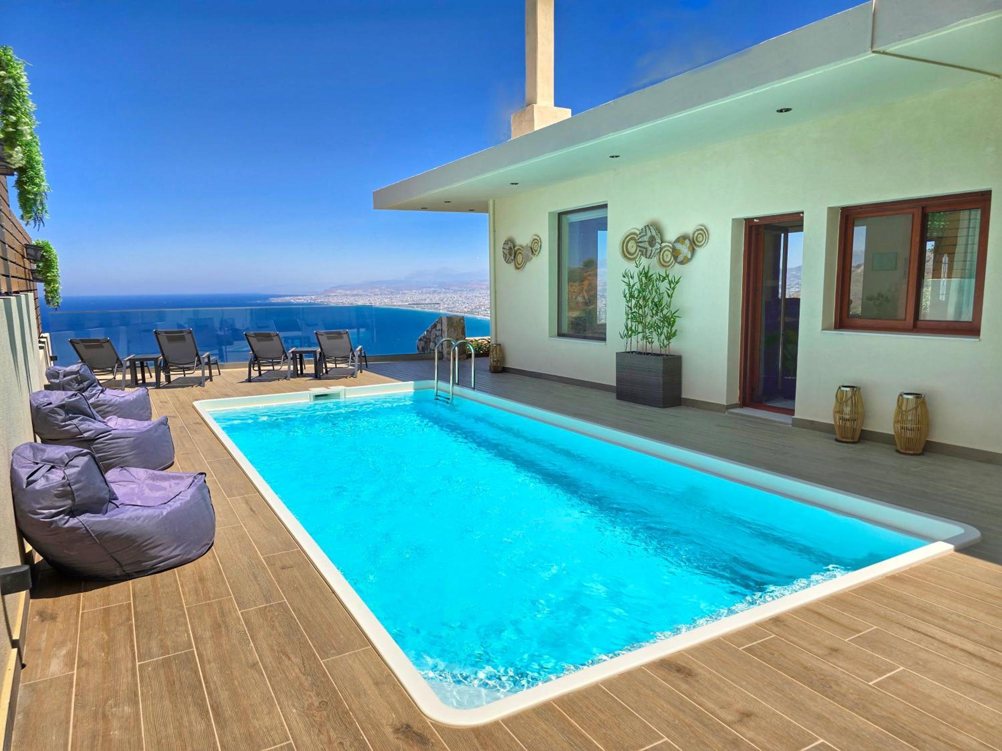 Villa Balcony, Cozy Villa With Amazing View Ροδιά Εξωτερικό φωτογραφία