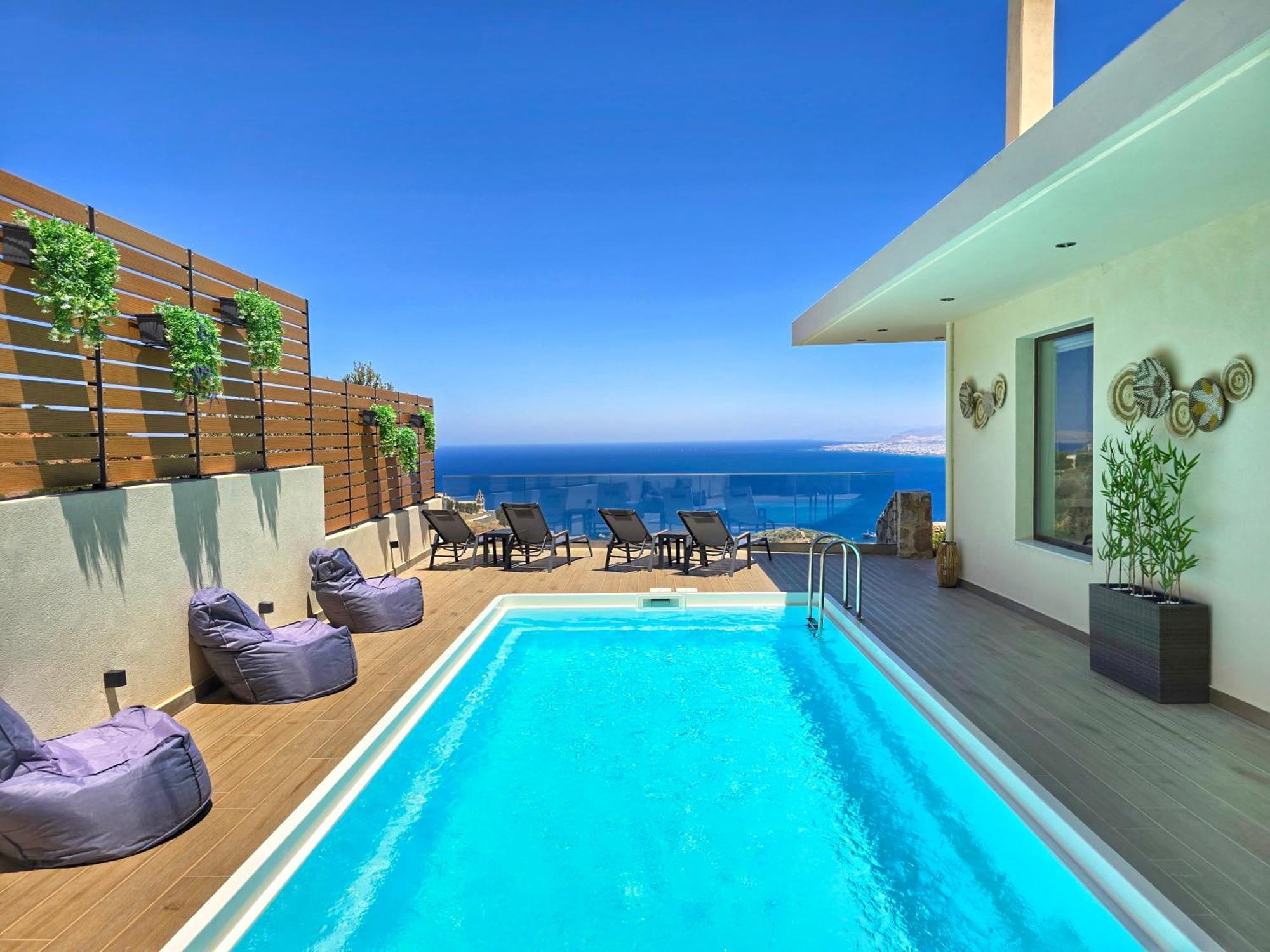 Villa Balcony, Cozy Villa With Amazing View Ροδιά Εξωτερικό φωτογραφία